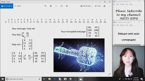 Math, Python Series 31 - Cryptography 加密技术