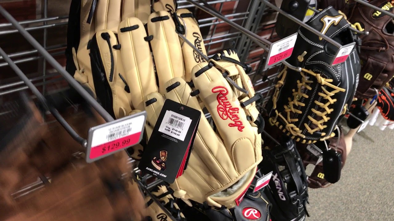 Dicks Sporting Goods Baseball Gloves August 2017 YouTube