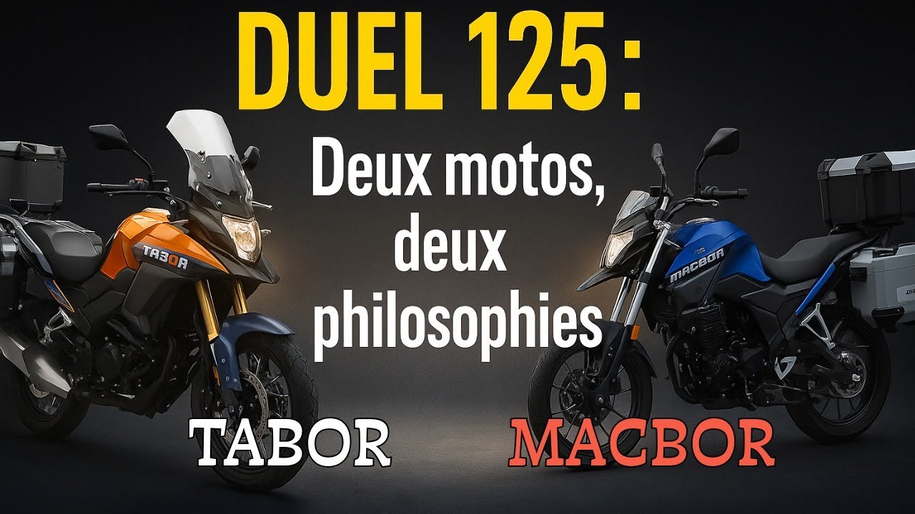 ORCAL TABOR vs MACBOR MONTANA XR1 - Le duel des 125
