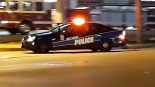 Baltimore City Police Chevy Interceptor Responding