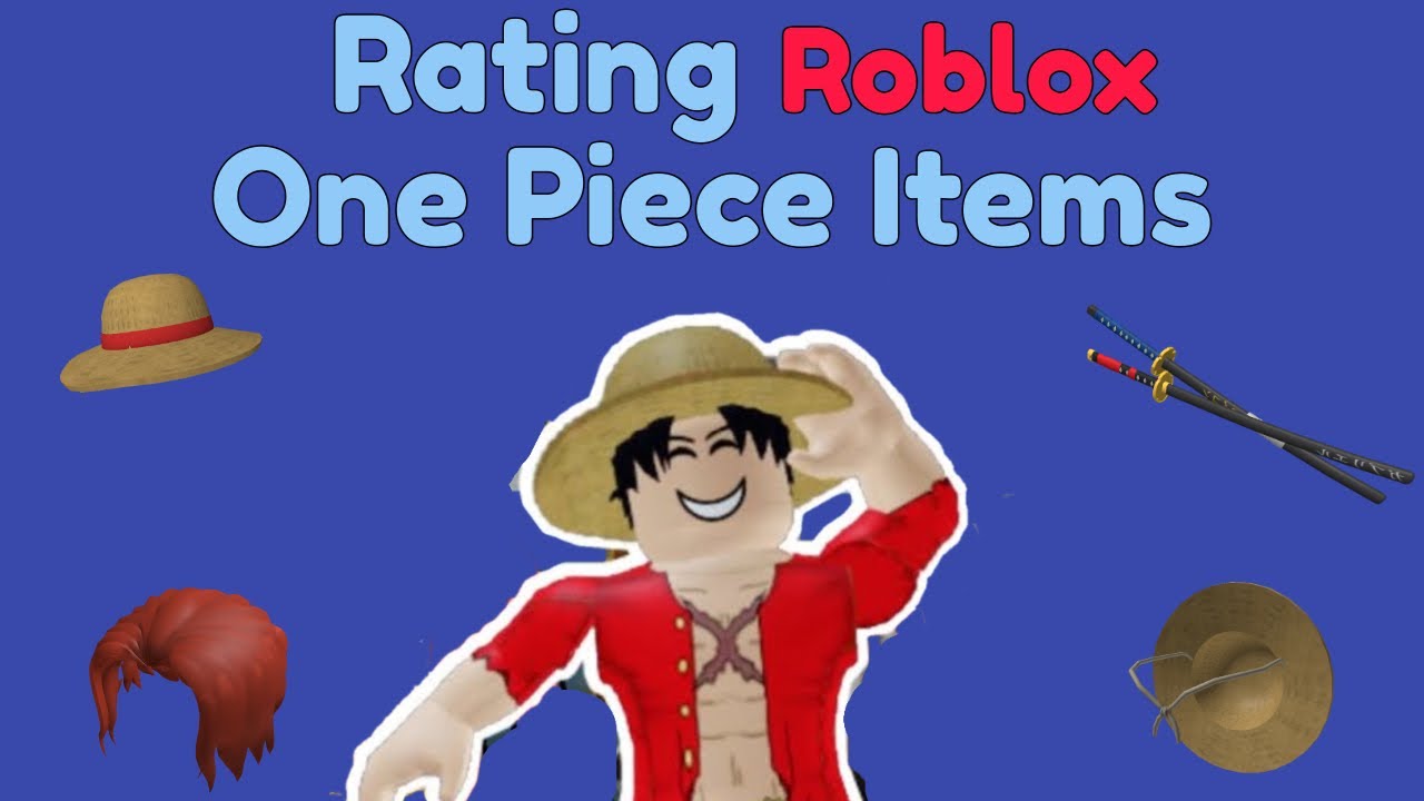 Rating Roblox One Piece Hats Youtube - roblox luffy hat