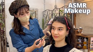 ASMR - PRO MAKE-UP ARTIST does my Spring Make-up (Soft Spoken)
