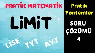 Limit 4 99 Soruda Limit