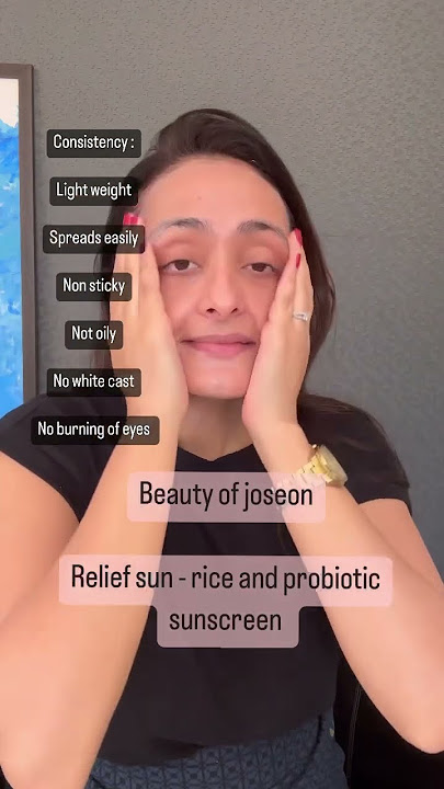 Beauty of joseon sunscreen  | dermatologist reviews