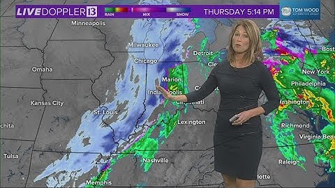 Live Doppler 13 Forecast - 5 p.m. Update, Dec. 22, 2022