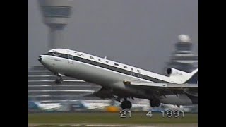 Schiphol  21-4-1991, my first spotters video recording