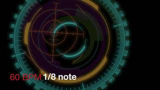 節拍器 60 BPM 1/8 note Metronome