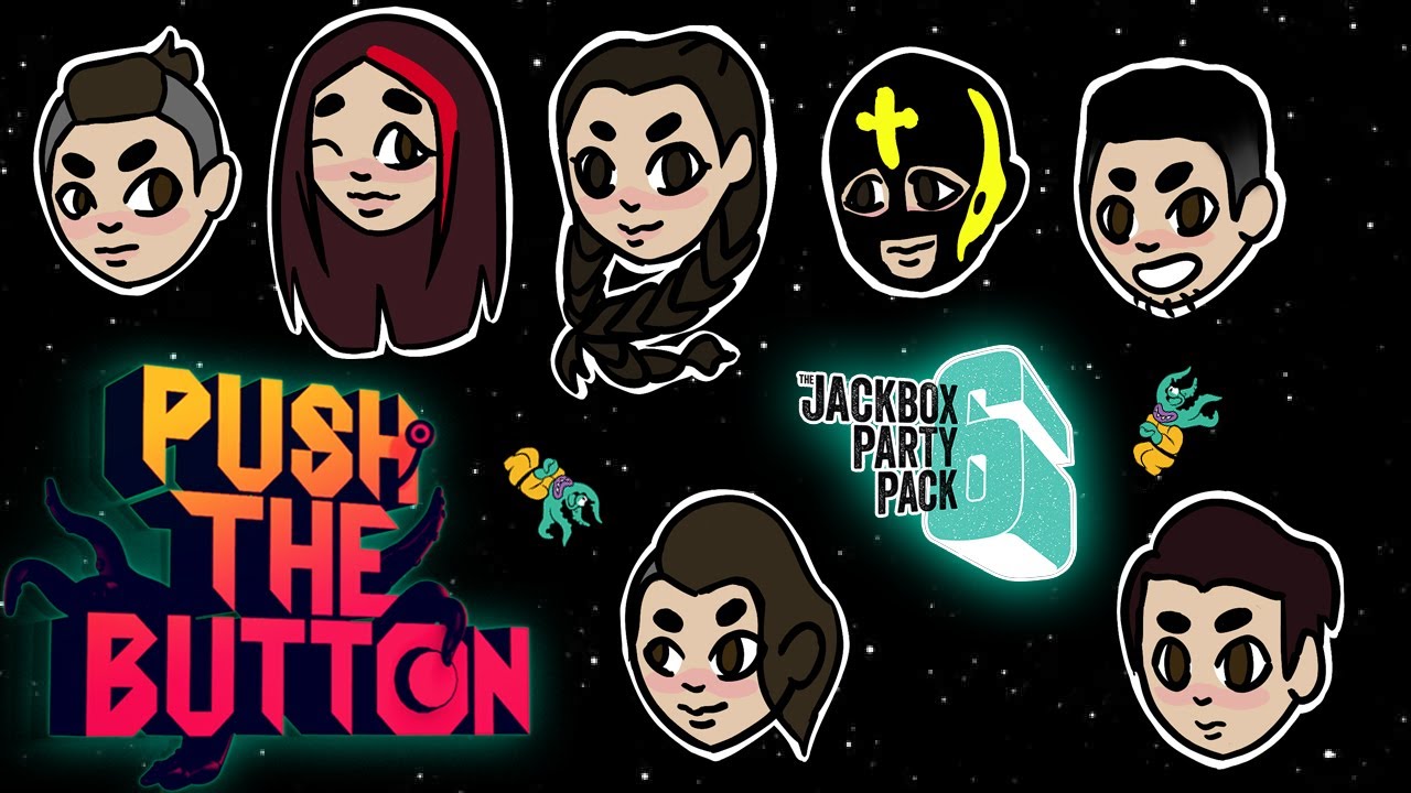 PACHECO TWINS play PUSH THAT BUTTON (The JackBox Party Pack 6)- FIRST ATTEMPT ON BIOSCANNER