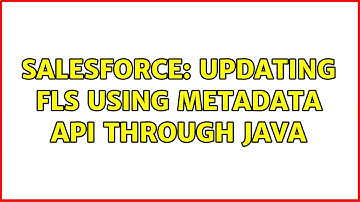 Salesforce: Updating FLS using metadata API through java