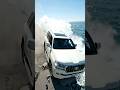Land Cruiser V8 Falls Into the Ocean! 😱 #shorts