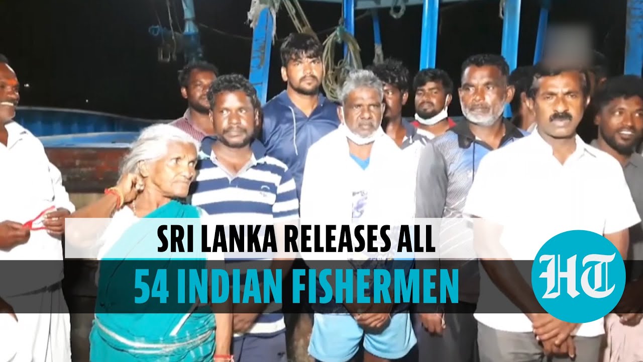 Watch: Sri Lanka releases 14 Indian fishermen days after arrest; all 54 released