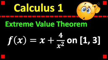 Extreme Value Theorem - Finding Max