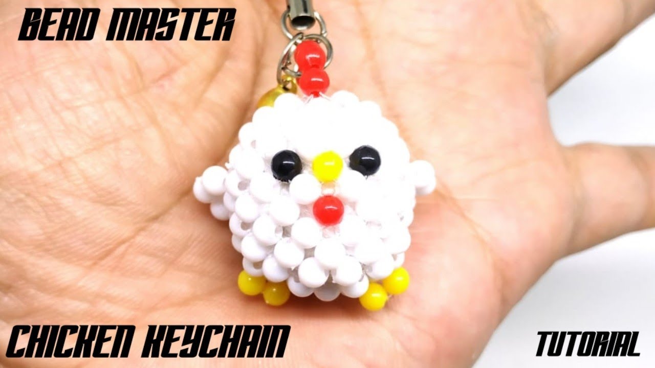 Tutorial How to Bead Chicken/Beading Chicken Keychain YouTube