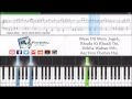 ♫ Sapna Jahan (Brothers) || Piano Tutorial + Sheet Music + MIDI with Lyrics