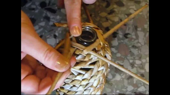 Basket making. Spiral weaving. Part 1.