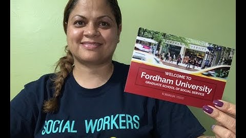 My MSW Journey | Fordham #1