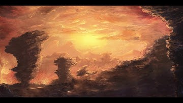 Sonnenuntergang - Timelapse Procreate