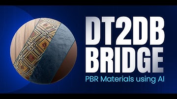 Create Realistic PBR Materials using AI in One-Click | DT2DB Bridge | Free Blender Addon