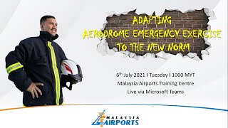 Live Webinar  Adapting Aerodrome Emergency Exercise To The New Norm 06072021