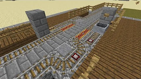 Simple Stop / Start Railway Station in Minecraft - MCinstructabuilds