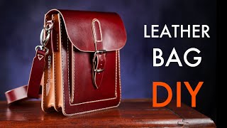 EDC Leather Bag DIY - Tutorial and Pattern download