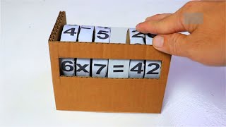 How to make Maths Learning Model from Cardboard | Maths Learning Machine Idea screenshot 5