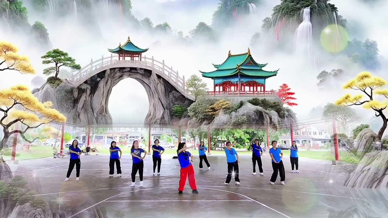 🍀#龙呤四海 | 好听易跳的广场舞 | 现教现录 | Energy Dancing Club Indahpura