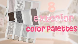 Aesthetic Exterior Color Schemes! | Welcome to Bloxburg