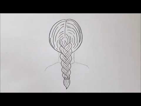 Hoe teken je een vlecht | How to draw a braid