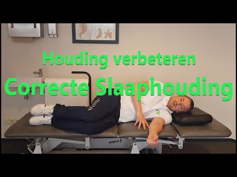 Houding verbeteren - correcte slaaphouding