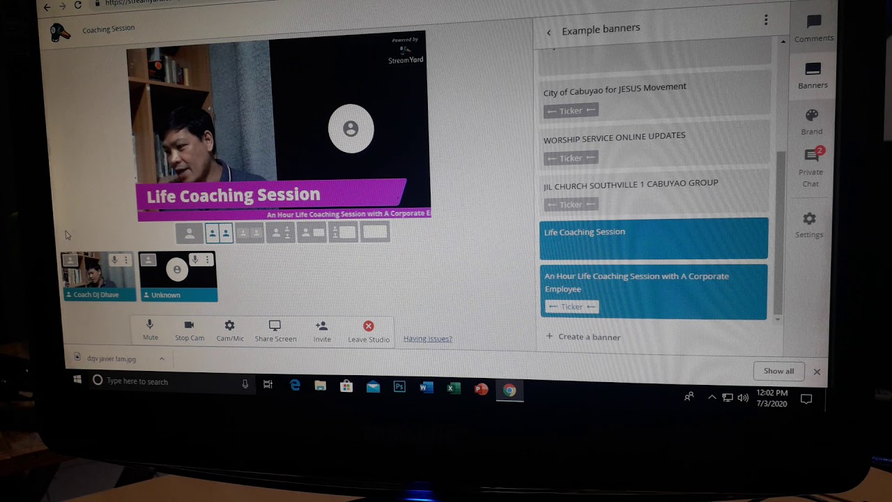Life Coaching Session Part 1 - YouTube