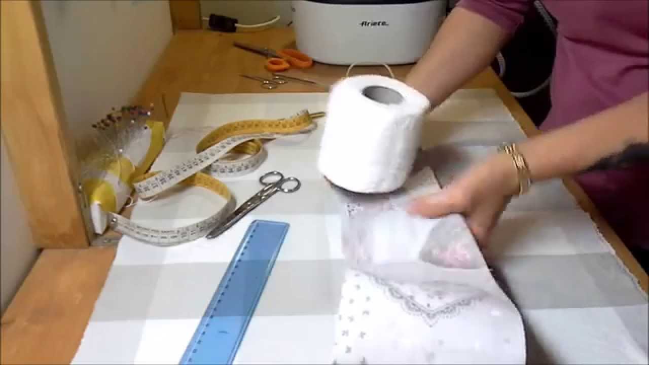 Cucito creativo: come fare un porta rotoli di carta igienica 