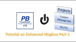 PowerBasic Projects - Enhanced MessageBox - part 1