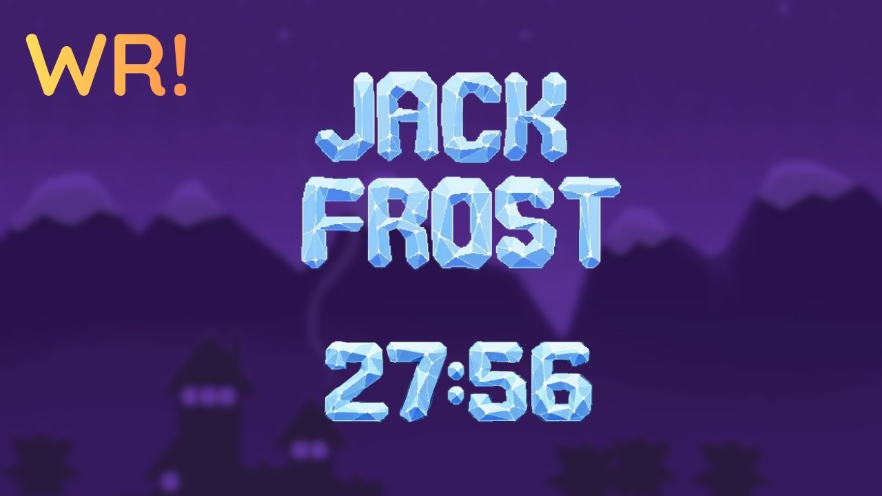 [WR] Nitrome Jack Frost - Any% - 1 Player, 1 Frost Speedrun 27:56