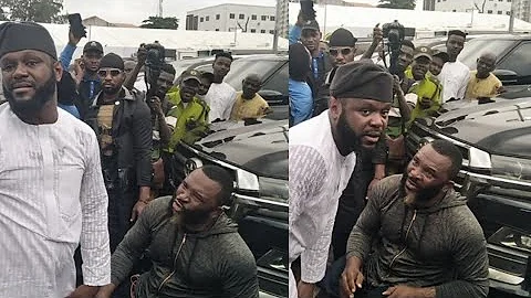 SEE WHAT SEYI TINUBU DID TO POPULAR DISABLE MAN (KESHI) AT DAVIDO WEDDING