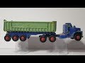 MATCHBOX Restoration No K16 Dodge Tractor with Fruehauf Tippers 1966