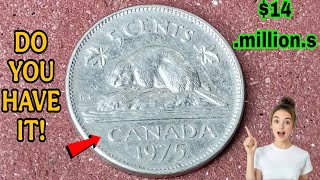 Canada 5 Cents Coin 1952!2002 Nickel Coin!Honoring!Queen Elizabeth?