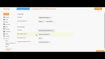 How to Change the Time Zone in Google Blogger