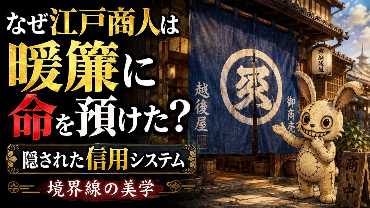 なぜ日本人は「暖簾」をくぐるのか？なぜ日本人は「暖簾」をくぐるのか