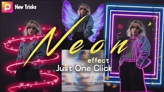 Add Neon Effect in Your Photo With Just One Click || New Trick🔥🔥 || Photo Editing screenshot 4