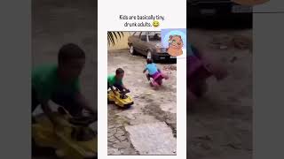 Kids Are Basically Tiny, Drunk Adults | #shorts #kidfails