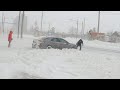 Heavy Winter Snow Storm in Toronto Canada 4k60 January 17, 2022