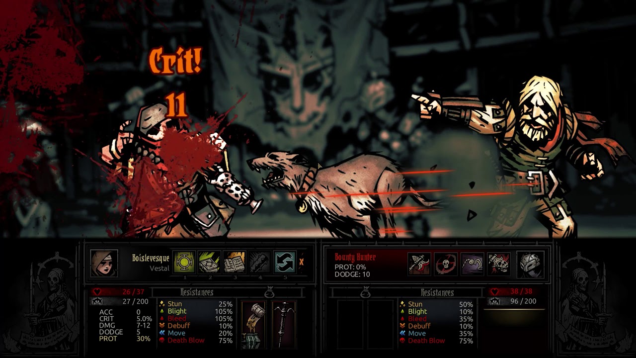 Darkest Dungeon: The Butcher's Circus - Shouting Match (Win using ONLY stress against your enemies)