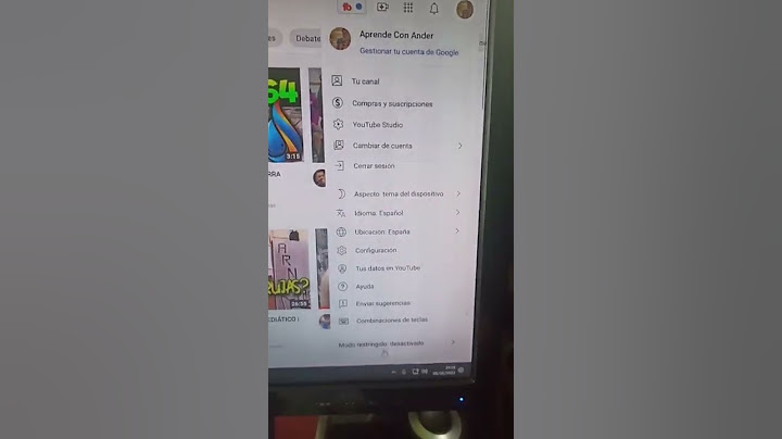 Como desactivar el modo restringido de Youtube
