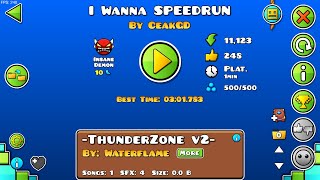 I Wanna SPEEDRUN , Insane Demon Platformer 100% by: CeakGD / walter22gd / geometry dash 2.2