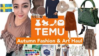 TEMU Huge Fashion Clothes, Bags, Accessories & Art Msterials Haul