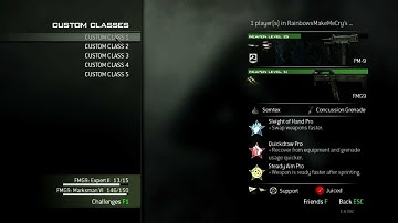 MW3 - Colored custom classes tutorial [PC]
