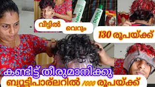 ബഡ്ജറ്റിൽ ഒതുങ്ങുന്ന HAIR COLOR  | NISHA CREAM HAIR COLOR | FLAME RED Flame Red Colour