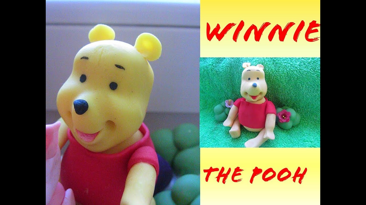 Winnie The Pooh tutorial pasta di zucchero/ Le Torte di Marta YouTube