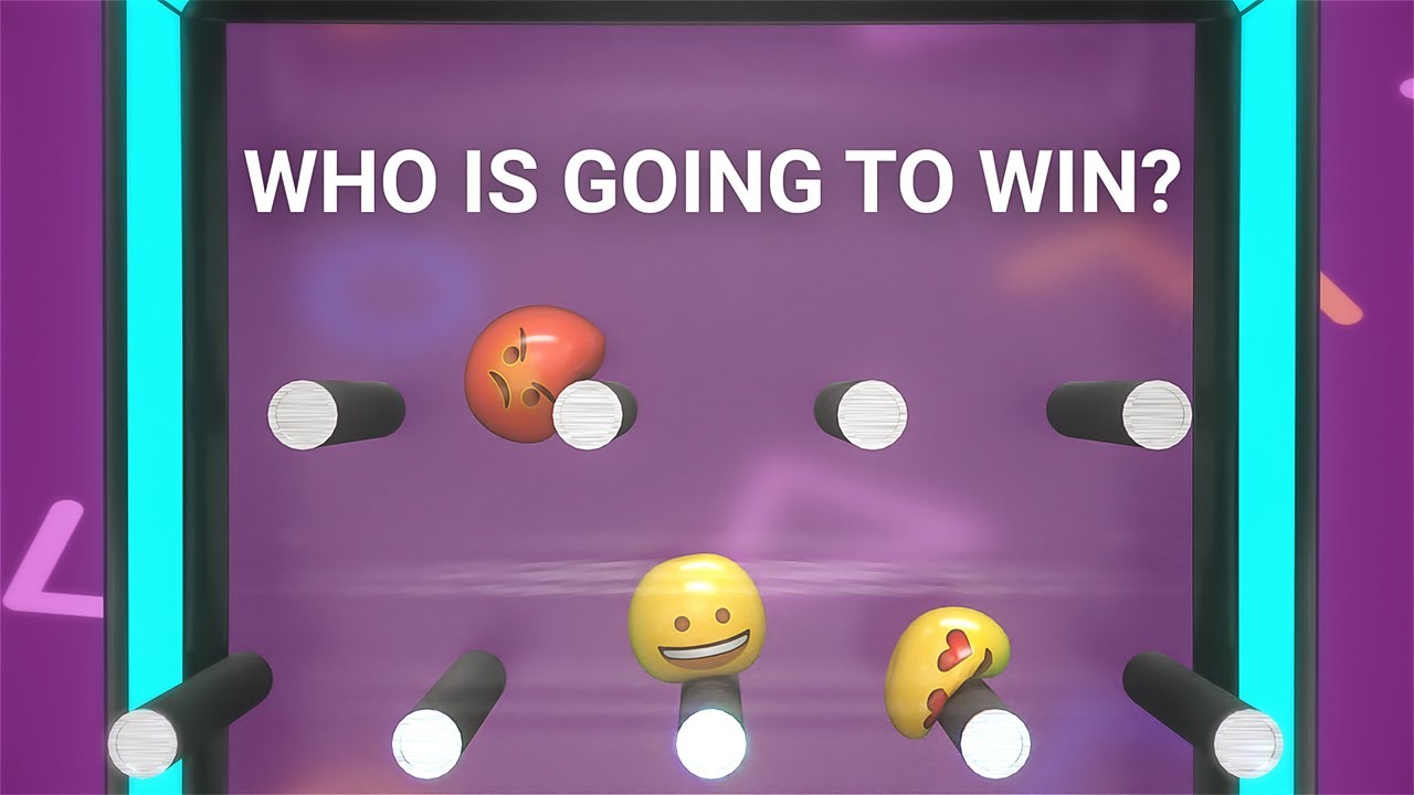 Emoji Race  -Softbody Simulation - V5